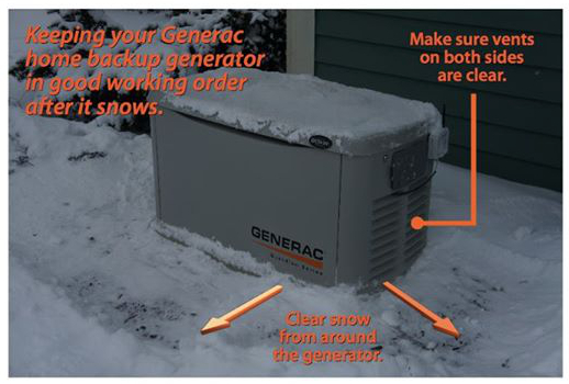 Winter Weather Generator Tips - Standby in Rochester NY